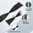 Apple Watch 40mm/41mm Ocean Silicone Band & Case - Black - 3