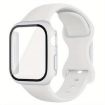 Apple Watch 40mm/41mm Silicone Band with Case - White Butterfly Buckle - 1