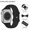 Apple Watch 40mm/41mm Silicone Band with Case - White Butterfly Buckle - 3