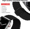 Apple Watch Series 10 42mm Nylon Band & Silicone Case (Rainbow) - 3