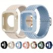Apple Watch 40mm/41mm Nylon Band with Silicone Case - Black - 2