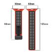 Apple Watch Band 42/41/40/38mm Magnetic Buckle Silicone Black Lime - 8