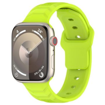 Lime Silicone Watch Band for Apple Watch 46mm/49mm/45mm/44mm - 1