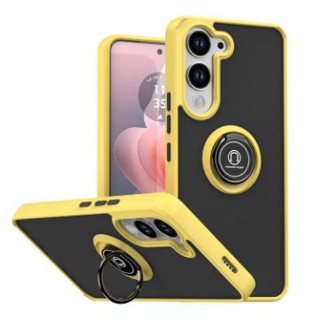 Vivo Y29s 5G Q Shadow 1 Series Yellow TPU + PC Case with Ring - 1