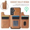 Samsung Galaxy S25+ 5G DG.MING MagSafe RFID Card Phone Case Brown - 3