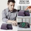 Samsung Galaxy S25+ 5G DG.MING MagSafe RFID Card Case Purple - 7