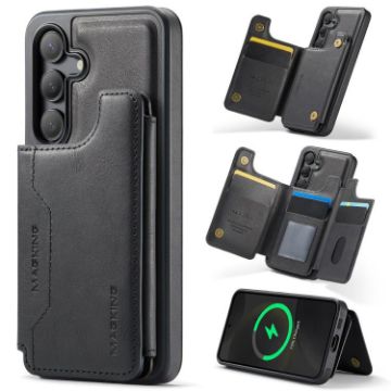 Samsung Galaxy S24 5G DG.MING MagSafe RFID Card Case Black - 1