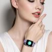 Apple Watch 44mm/45mm Nylon Band with TPU Case - Black Ladder Buckle - 5