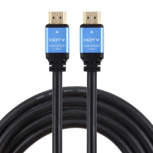 4K Full HD HDTV 2.0 High Speed 19 Pin Male Cable, 5m (Black) - 1