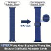 Apple Watch 40mm/41mm Nylon Band & Frosted PC Case - Starlight - 3