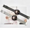 22mm Blue Mesh Magnetic Stainless Steel Watch Band - 7