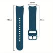 Samsung Galaxy Watch 4 Classic 42mm Silicone Band & PC Case - Dark Blue - 3