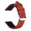 22mm Red Retro Crazy Horse Leather Watch Band xDfind - 1
