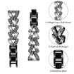 20mm Black Diamond Metal Watch Band for Ticwatch GTH/E3/E/2 xDfind - 3