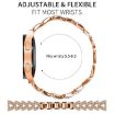 20mm Rose Gold Diamond Metal Watch Band for Amazfit Bip U/Lite/3 Pro - 2