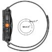 Samsung Galaxy Watch 8/8 Classic/Ultra Milanese Magnetic Band Titanium - 7