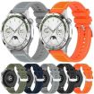 22mm Grey xDfind Hybrid Nylon Braid Silicone Watch Band - 3
