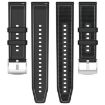 22mm Grey xDfind Hybrid Nylon Braid Silicone Watch Band - 5
