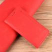 Meizu Note 16 Pro 5G Red Leather Case with Card Slots - Calf Texture - 2