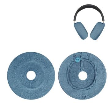 Apple AirPods Max Knitted Dust Cover 2pcs - Blue Earphone Protector - 1